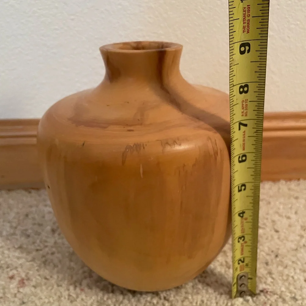 Vintage Colorado Aspen Elegant Wooden Vase